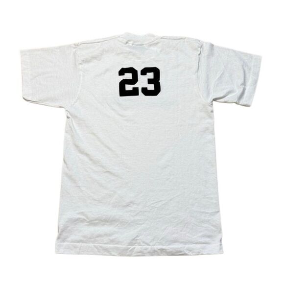 80s Vintage Screen Stars NASCAR Monte Carlo White Graphic Tshirt Medium - Picture 2 of 7